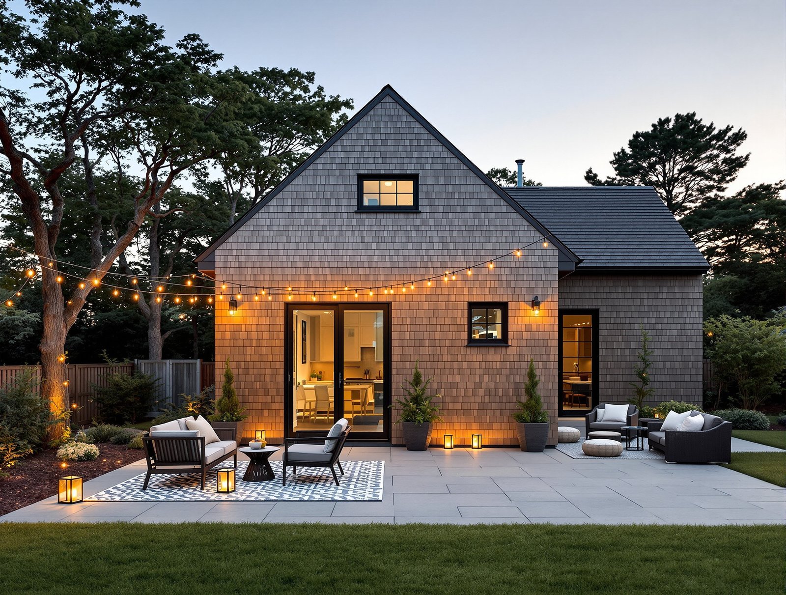 Rhode Island ADU outdoor living and patio space