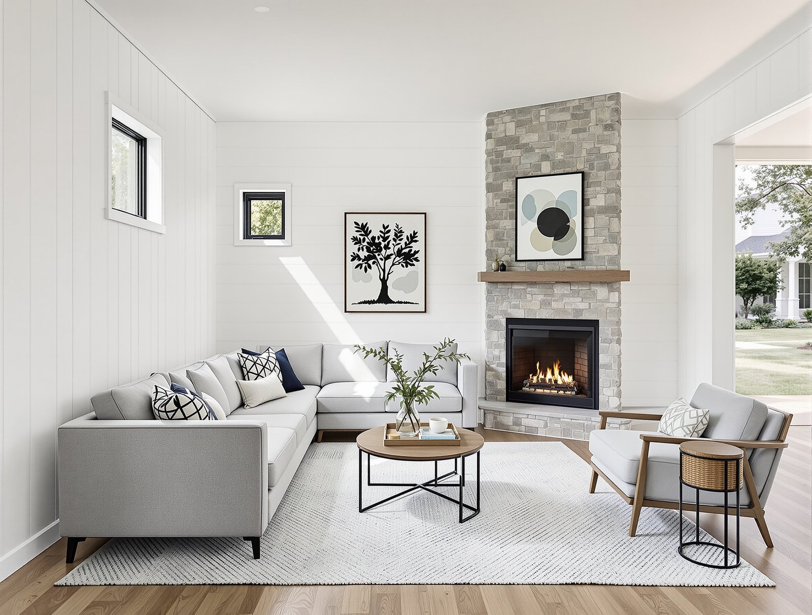 Tennessee ADU living room interior