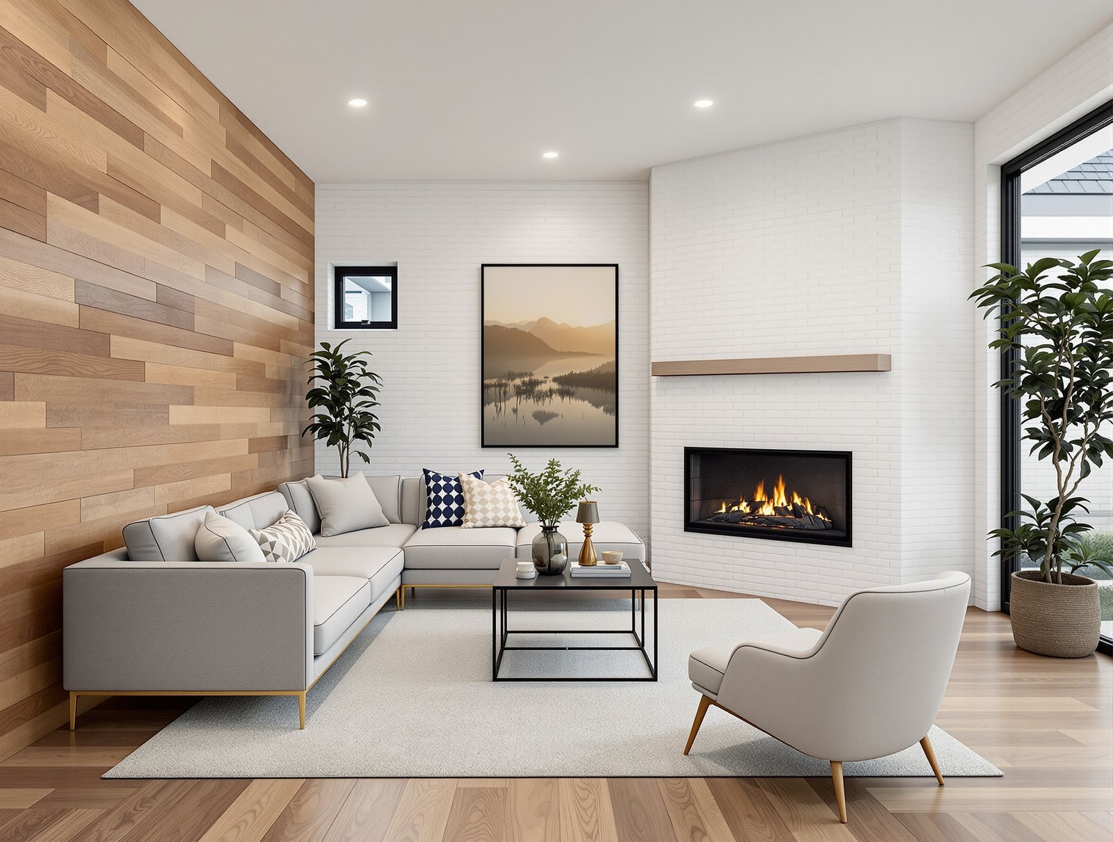 Texas ADU living room interior