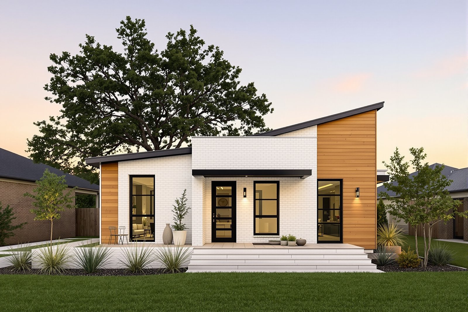 Compact detached ADU exterior