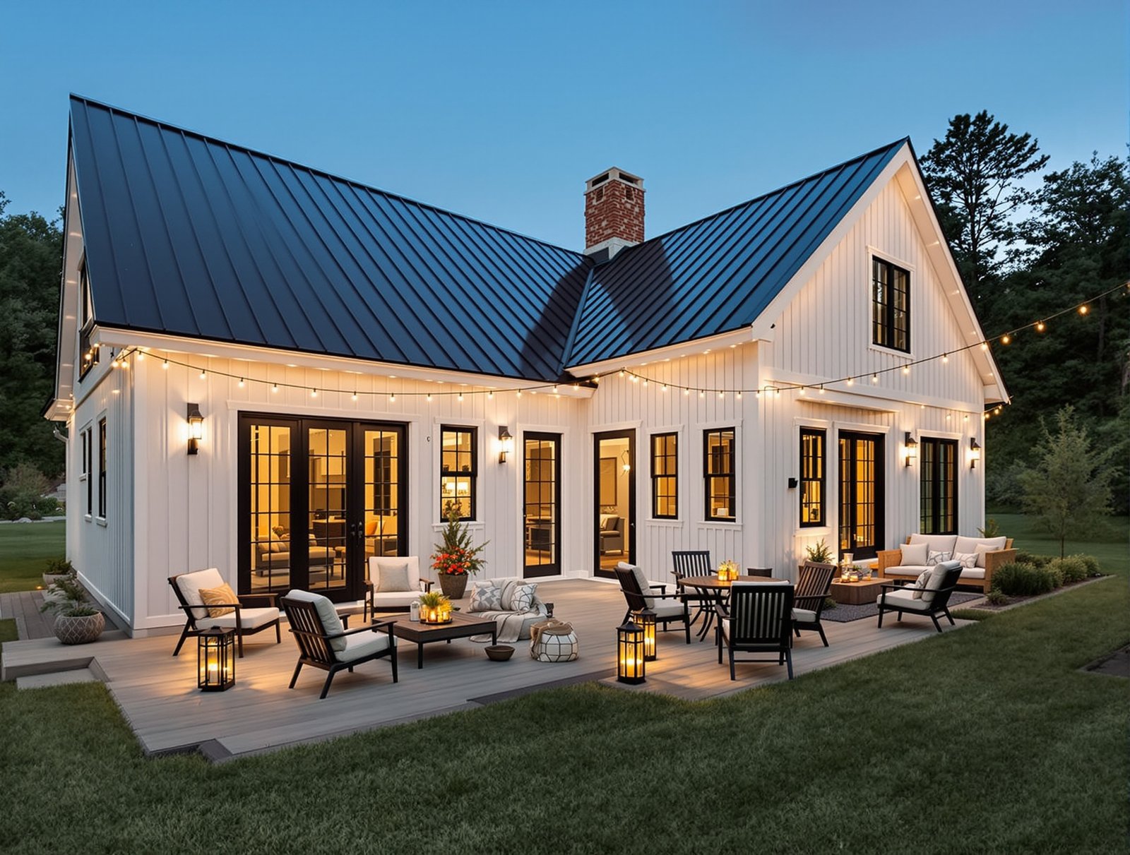 Vermont ADU outdoor living and patio space