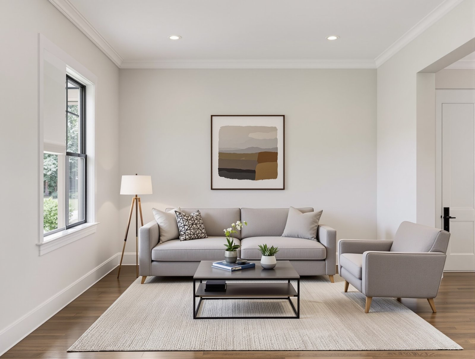 Virginia ADU living room interior
