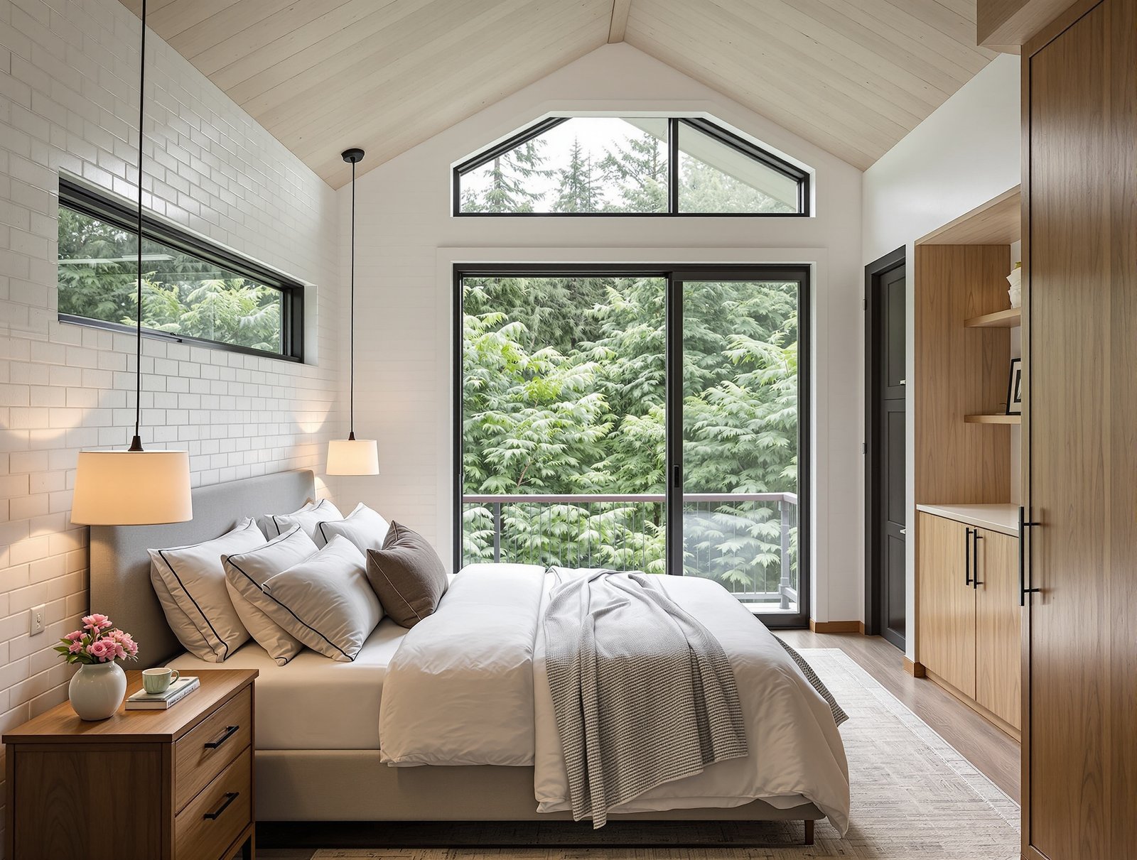 Washington ADU bedroom interior