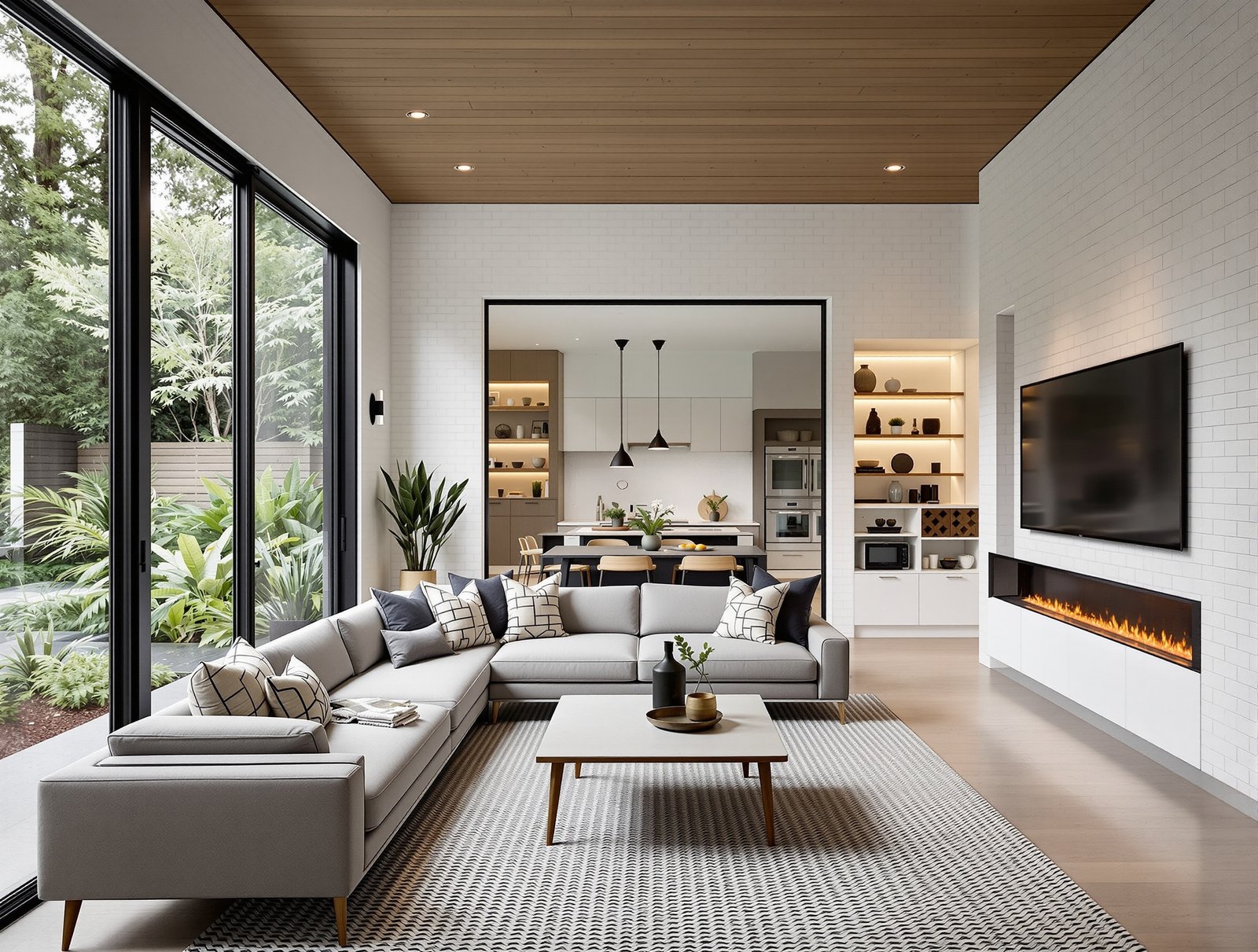 Washington ADU living room interior