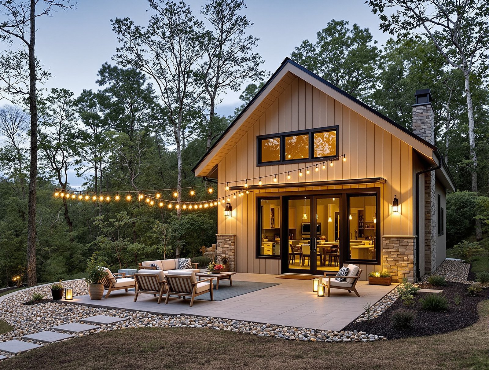 West Virginia ADU outdoor living and patio space