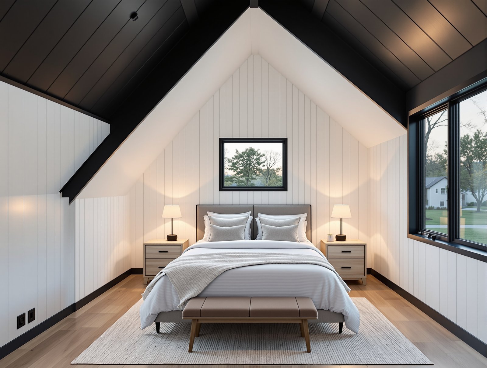 Wisconsin ADU bedroom interior