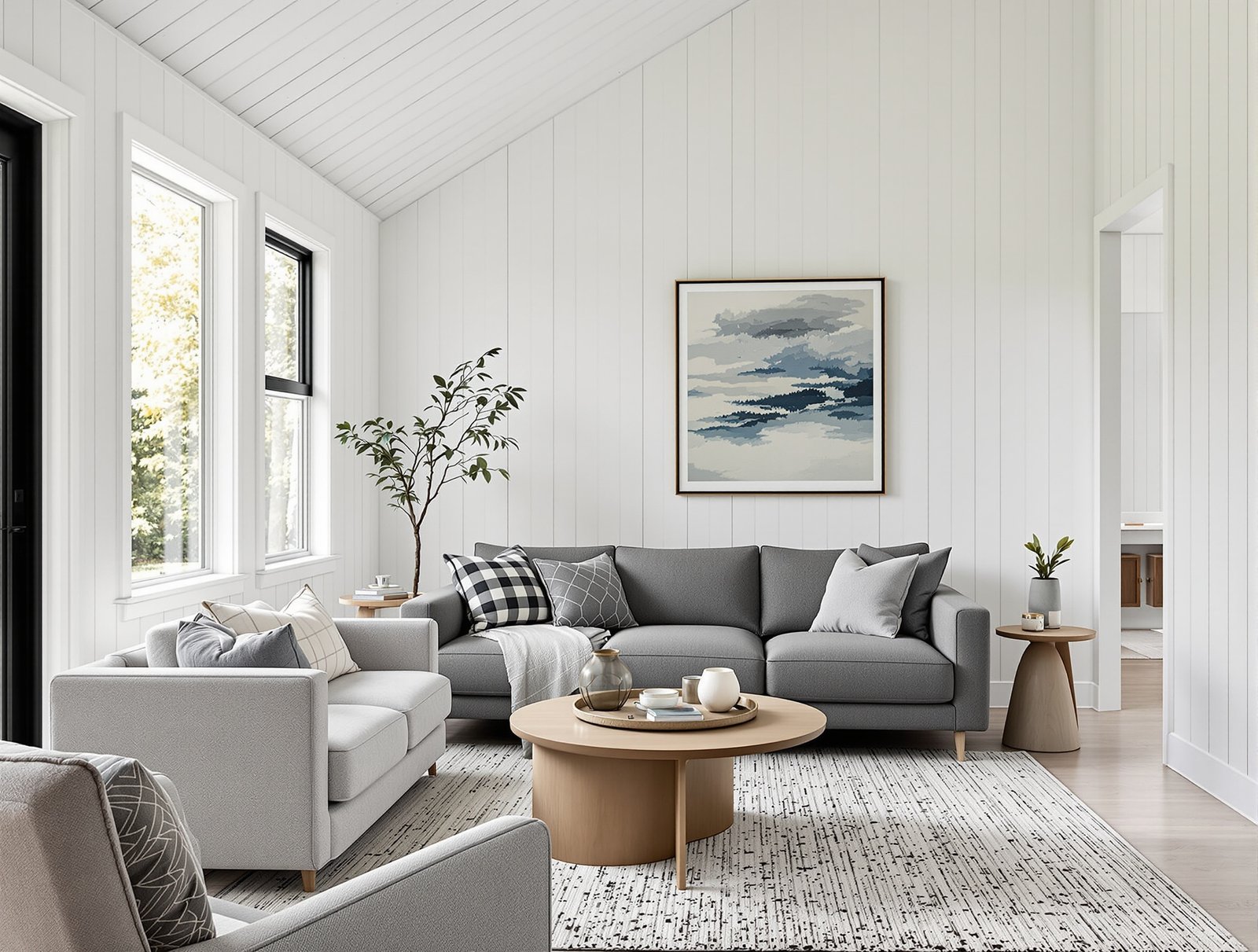 Wisconsin ADU living room interior