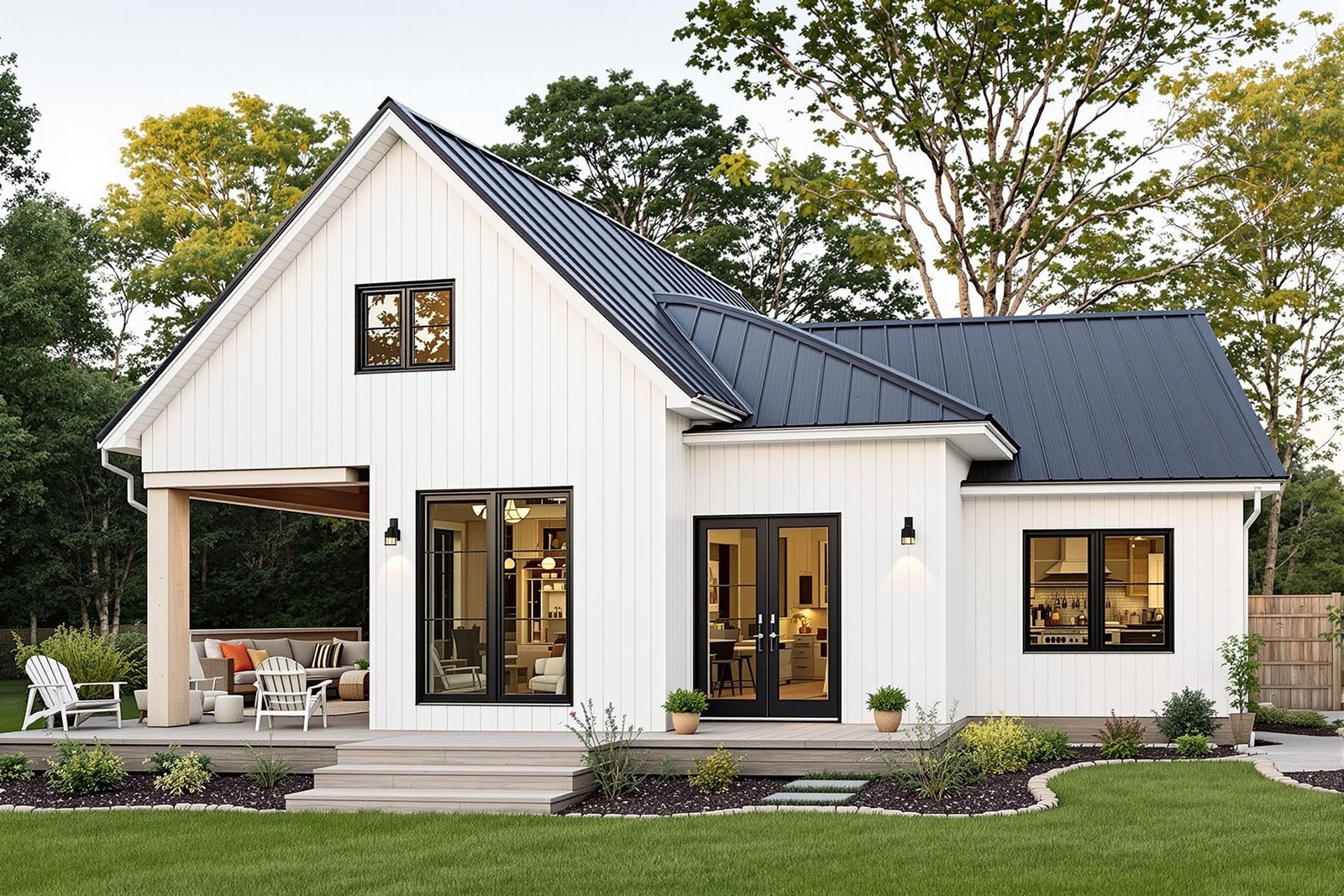 Compact detached ADU exterior