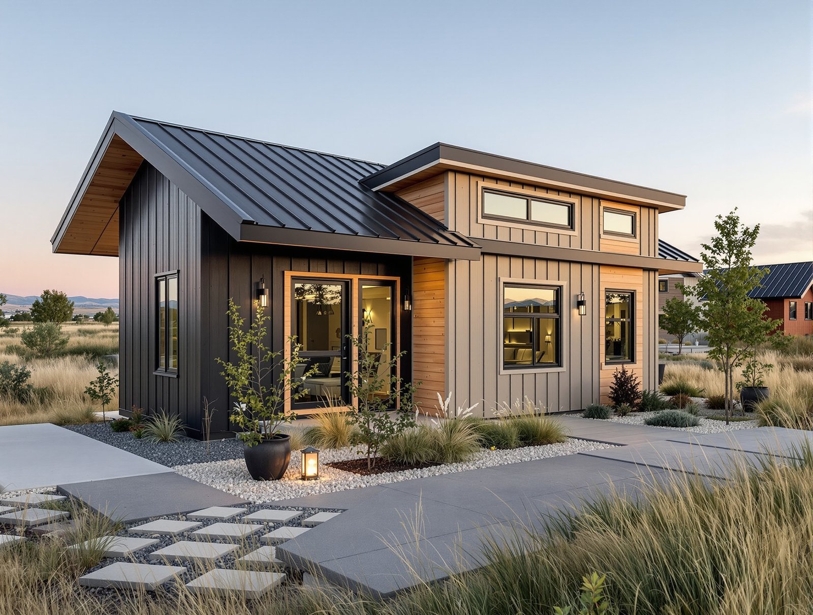 Wyoming modern ADU exterior