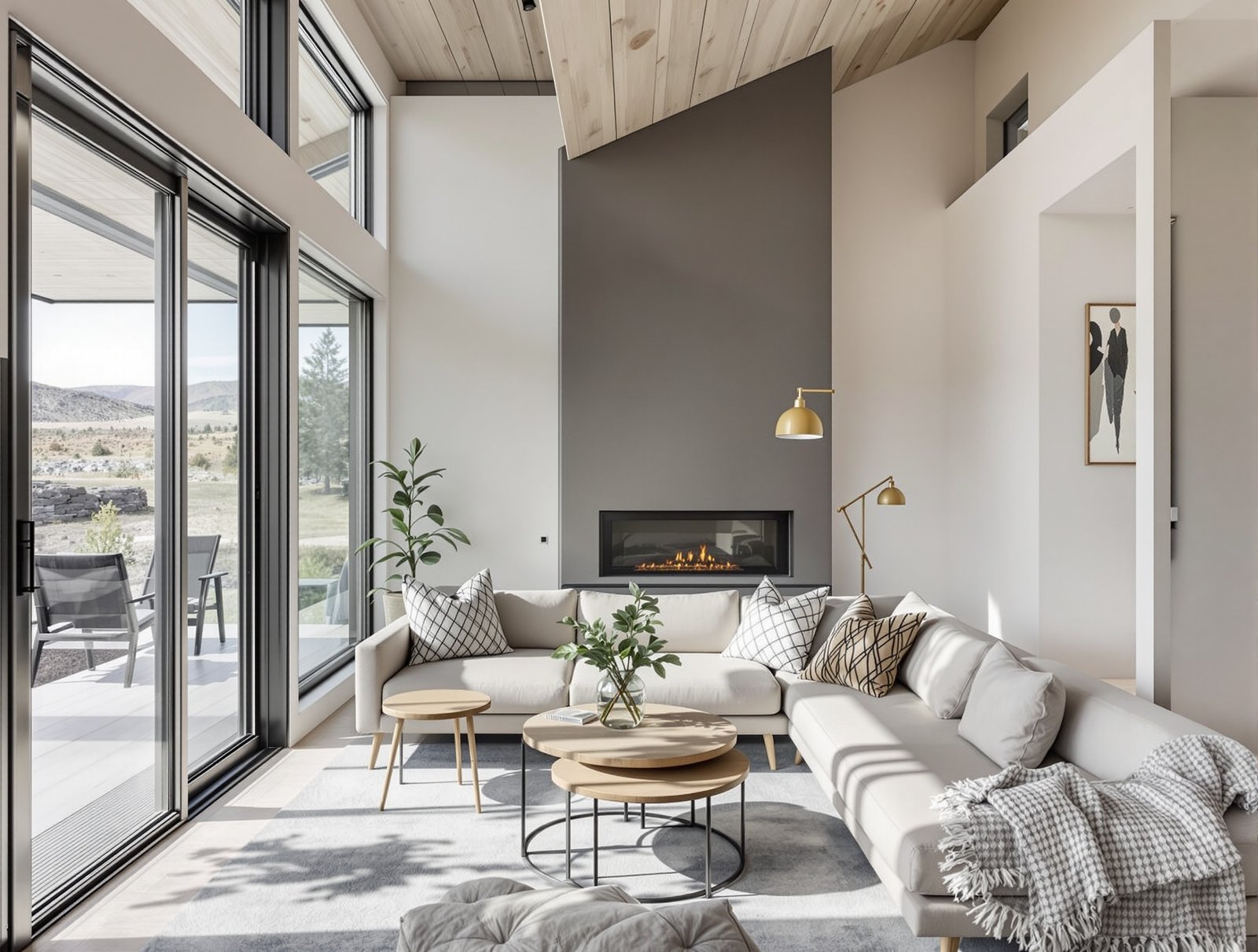 Wyoming ADU living room interior
